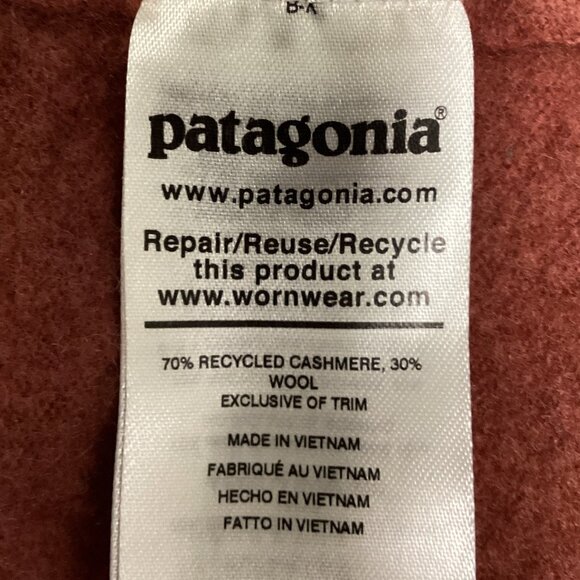 Patagonia Women's Cashmere and Wool V-neck Sweater Red Size XL (Previously Owned - Picture 4 of 4